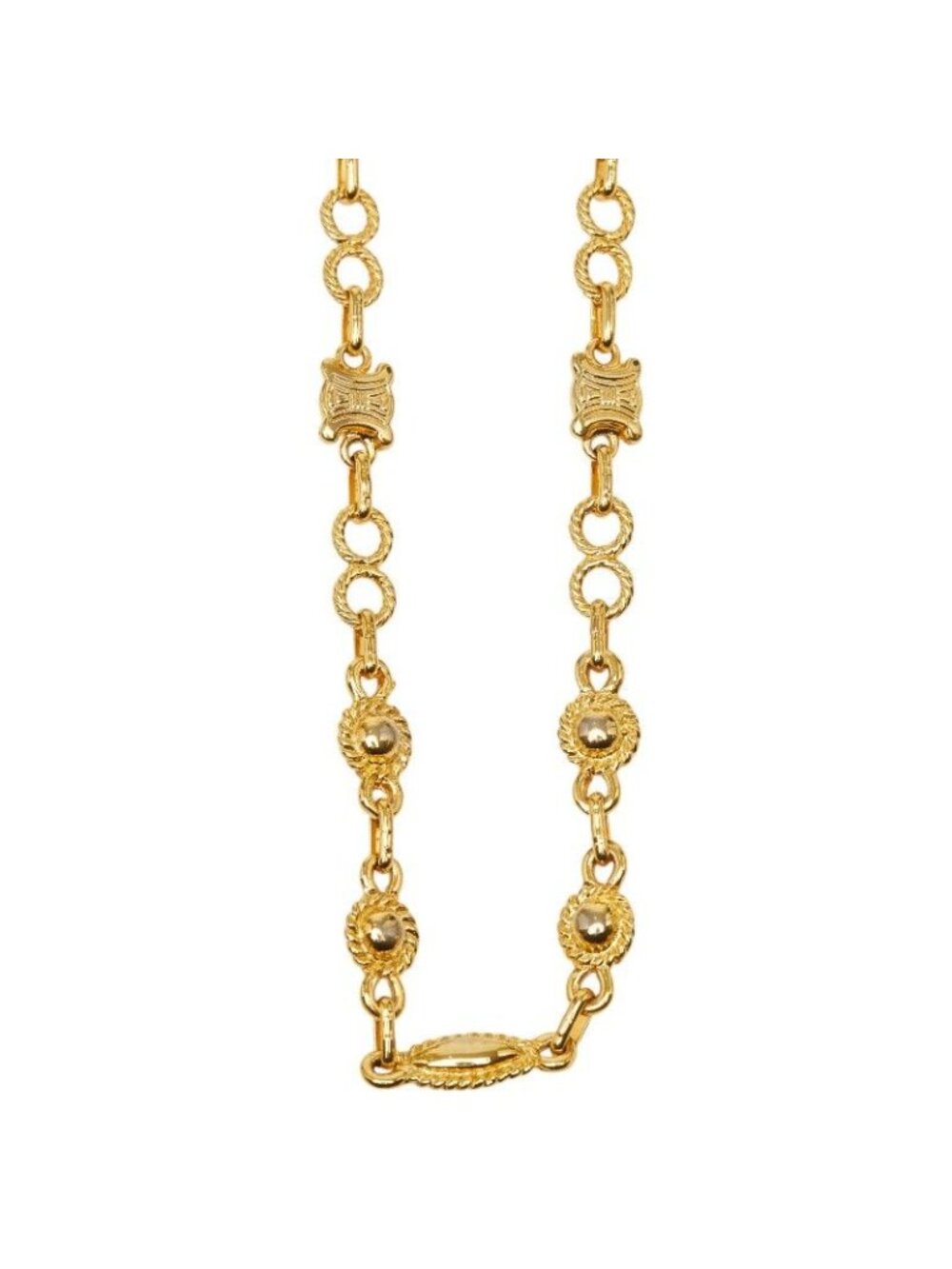Celine Triomphe Necklace Gold Plated - Picture 2 of 6